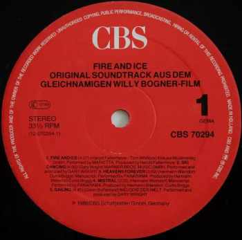 Various: Feuer Und Eis = Fire And Ice (Original-Soundtrack Aus Dem Gleichnamigen Willy Bogner-Film)