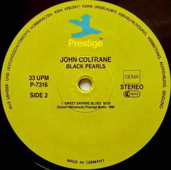 John Coltrane: Black Pearls