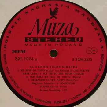 Al Saxon: Al Saxon Sings Sinatra