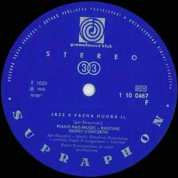 Igor Stravinsky: Skladby Igora Stravinského Inspirované Jazzem