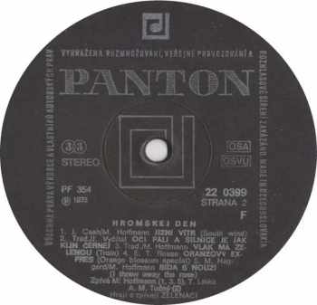 Greenhorns: Greenhorns '73 - Hromskej Den Zelenáčů (2x10")