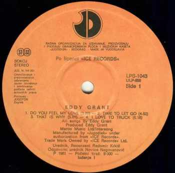 Eddy Grant: Can't Get Enough