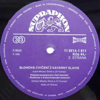 Miloslav Šimek: Slohová Cvičení Z Kavárny Slávie