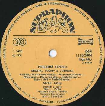 Michal Tučný: Poslední Kovboj