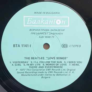 The Beatles: Love Songs