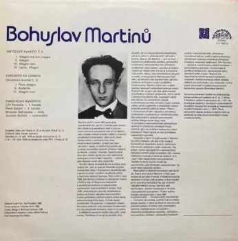 Bohuslav Martinů: String Quartets Nos. 5 & 7 " Concerto Da Camera "