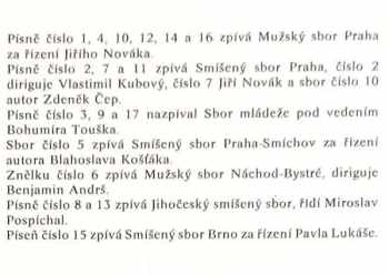 Sbory Církve Bratrské: Ať Píseň Zní