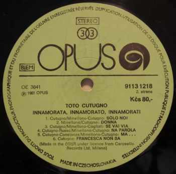 Toto Cutugno: Innamorata, Innamorato, Innamorati