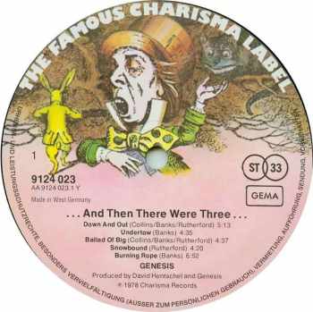 Genesis: ... And Then There Were Three...