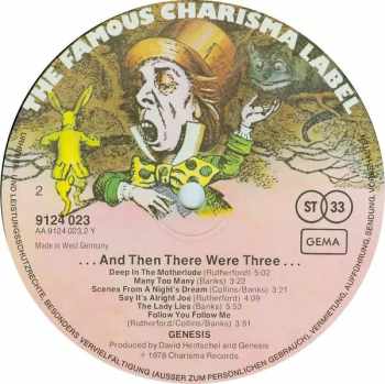 Genesis: ... And Then There Were Three...