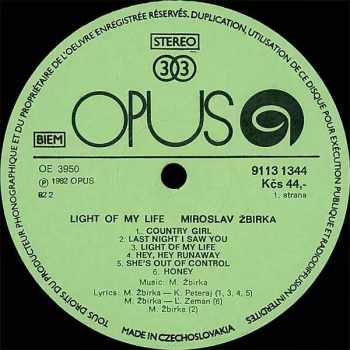 Miroslav Žbirka: Light Of My Life