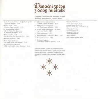 Musica Bohemica: Vánoční Zpěvy Z Doby Husitské (Christmas Carols From The Jistebnice Hymnal)