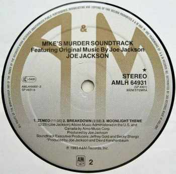 Joe Jackson: Mike's Murder (The Motion Picture Soundtrack)