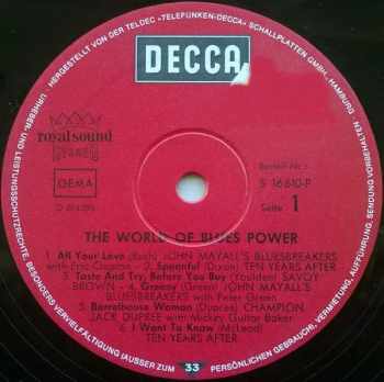 Various: The World Of Blues Power