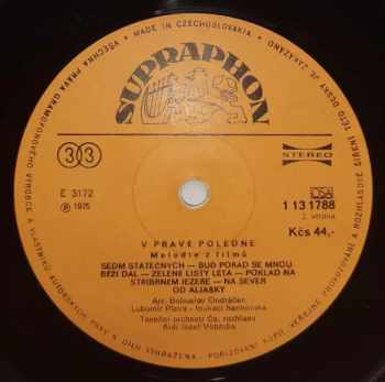 Czechoslovak Radio Dance Orchestra: V Pravé Poledne (Melodie Z Filmů)
