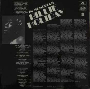 Billie Holiday: In Memoriam Billie Holiday