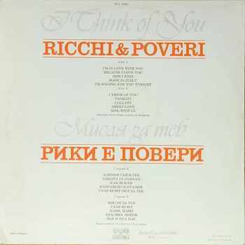 Ricchi E Poveri: I Think Of You