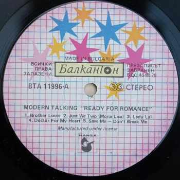 Modern Talking: Ready For Romance  - The 3rd Album