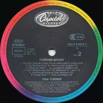 Tina Turner: Foreign Affair