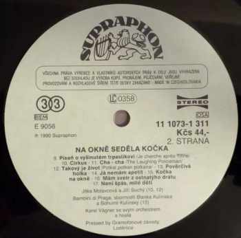 Jiří Suchý: Na Okně Seděla Kočka