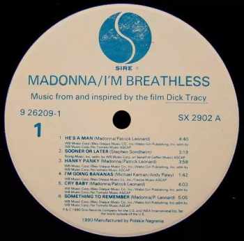 Madonna: I'm Breathless (Music From And Inspired By The Film Dick Tracy)