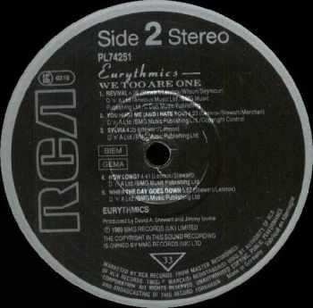 Eurythmics: We Too Are One