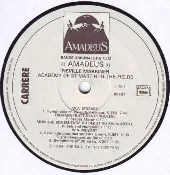Wolfgang Amadeus Mozart: Amadeus (Bande Originale Du Film) (2xLP)