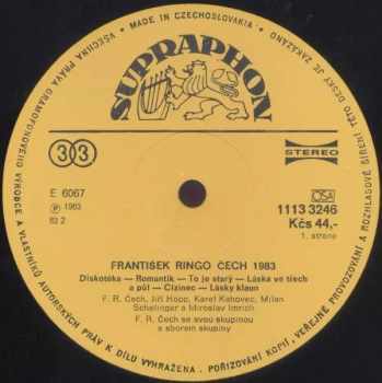 František Ringo Čech: 1983