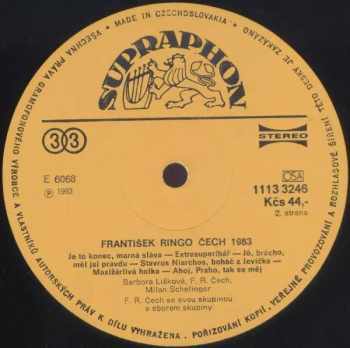 František Ringo Čech: 1983