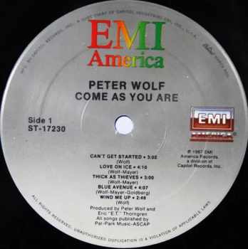 Peter Wolf: Come As You Are