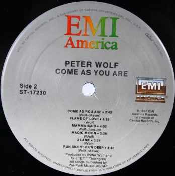 Peter Wolf: Come As You Are