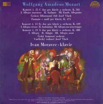 Wolfgang Amadeus Mozart: Wolfgang Amadeus Mozart - Koncert Č. 25 C dur · Fantazie c moll · Koncert Č. 14 Es dur · Koncert Č. 23 A dur (2xLP)