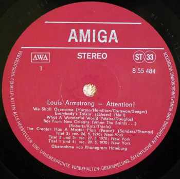 Louis Armstrong: Attention!