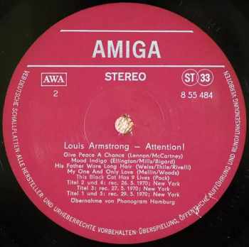 Louis Armstrong: Attention!