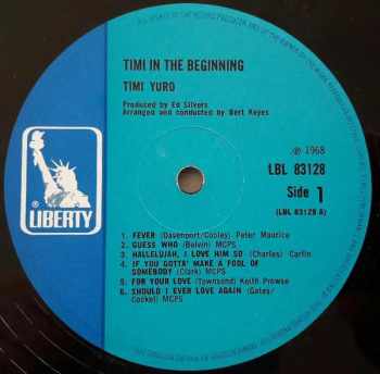 Timi Yuro: Timi In The Beginning
