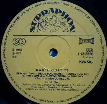 Karel Gott: Karel Gott '78