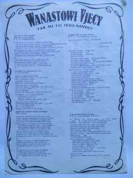 Wanastowi Vjecy: Tak Mi To Teda Nandey