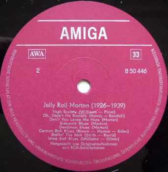 Jelly Roll Morton: Jelly Roll Morton (1926-1939)