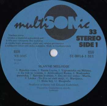 Various: Slavné Melodie 25 Evergreenů