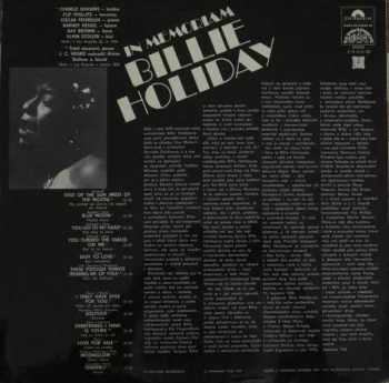 Billie Holiday: In Memoriam Billie Holiday
