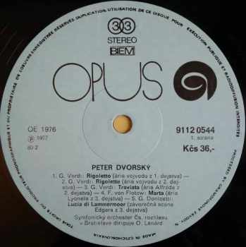 Peter Dvorský: Peter Dvorský