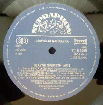 Franz Lehár: Slavné Operetní Árie
