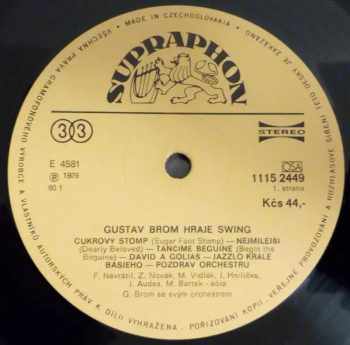 Gustav Brom: Gustav Brom Hraje Swing
