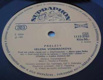 Helena Vondráčková: Přelety
