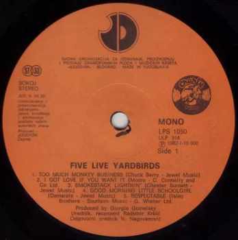 The Yardbirds: Five Live Yardbirds