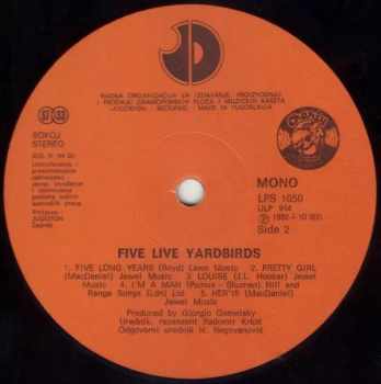 The Yardbirds: Five Live Yardbirds