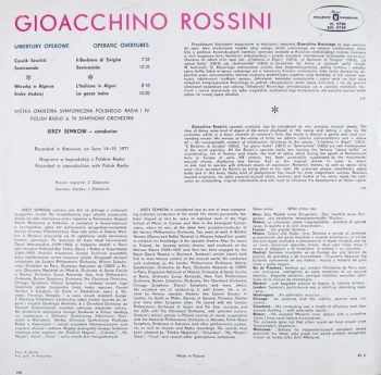 Gioacchino Rossini: Jerzy Semkow Conducts Rossini Overtures