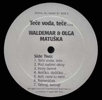 Waldemar A Olga: Teče Voda, Teče...