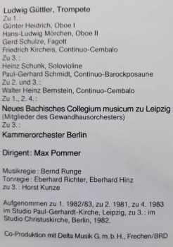 Kammerorchester Berlin: Wiederentdeckte Trompetenkonzerte