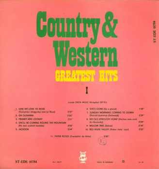 Various: Country & Western Greatest Hits I